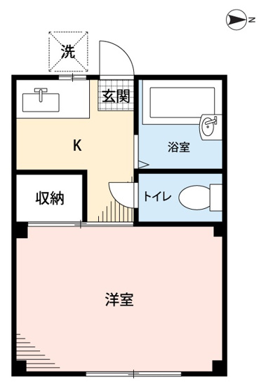 【間取り】 | コスモハイツ八百富