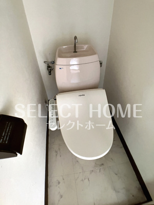 【トイレ】 | コスモハイツ八百富 | 落ち着いたトイレです