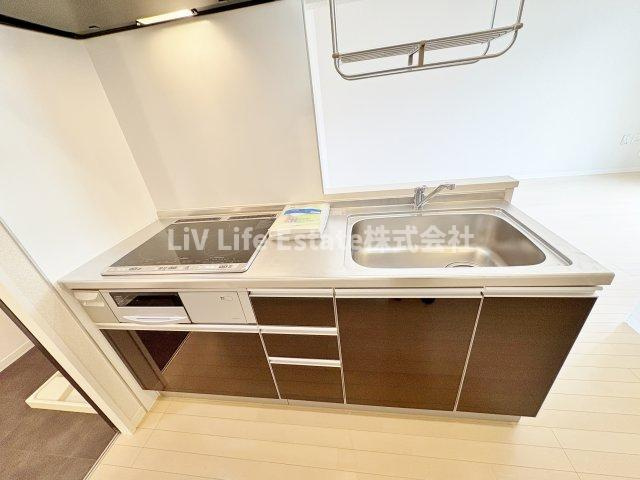 東大和市上北台３丁目のアパートのキッチン