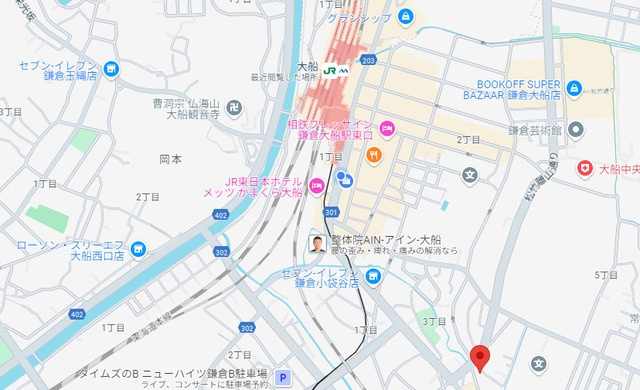 ブルー　シエルの地図