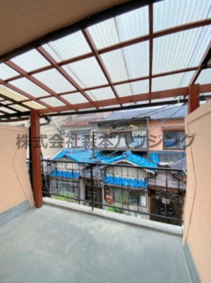 【展望】 | 　寝屋川市本町14テラスハウス | 南向きの眺望です