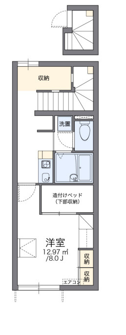 レオパレスディパーチャの間取り|島根　松江　家具　家電　社宅　マンスリー