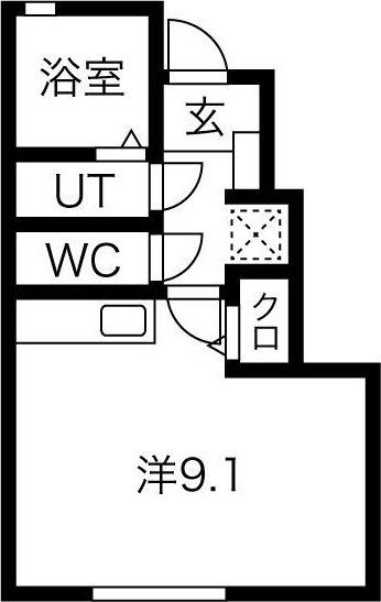 エストポミエ　A棟の間取り