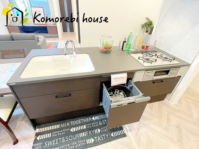 さいたま市北区　新築一戸建て　クレール日進Ⅳ　Bのキッチン|キッチンでお料理をお楽しみください