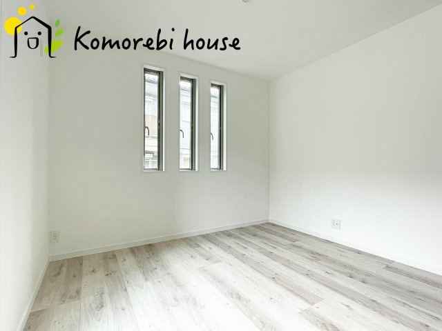 さいたま市北区　新築一戸建て　クレール日進Ⅳ　Bの洋室|明るい洋室です