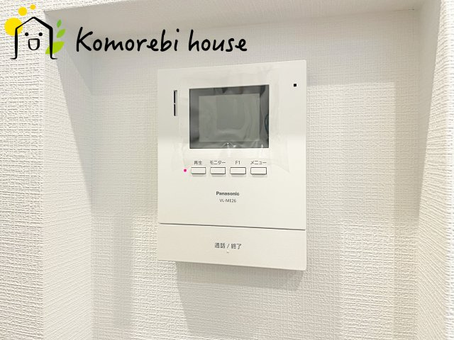 さいたま市北区　新築一戸建て　クレール日進Ⅳ　Bの防犯設備|モニター付インターホンです
