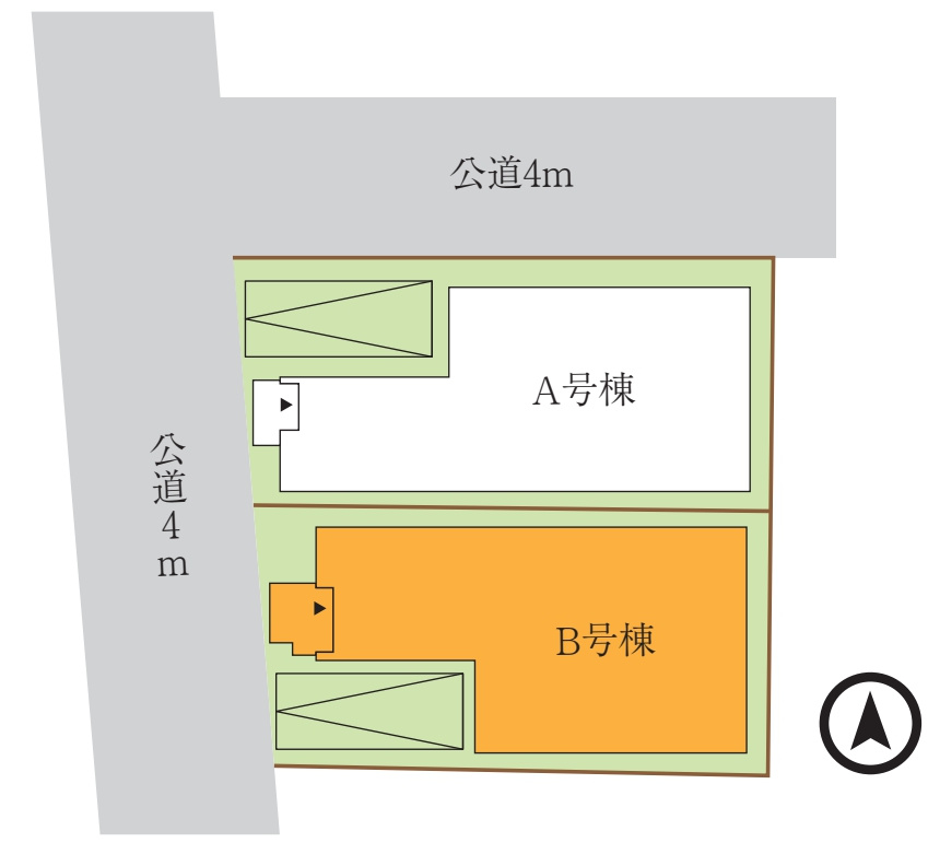 さいたま市北区　新築一戸建て　クレール日進Ⅳ　Bの区画図|B号棟