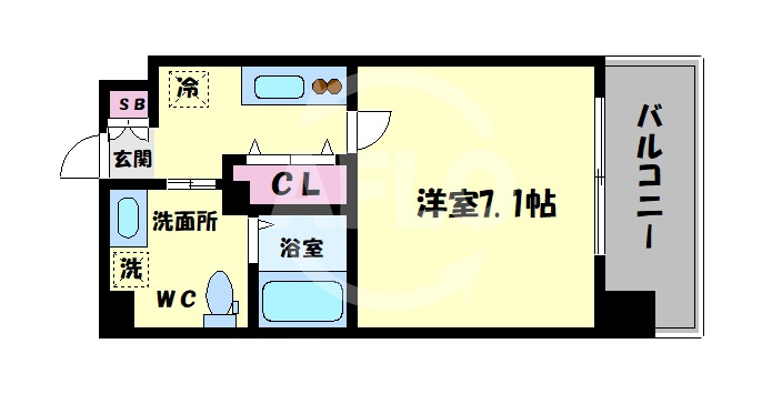 JPレジデンス大阪城東Ⅱの間取り|JPレジデンス大阪城東II　間取り