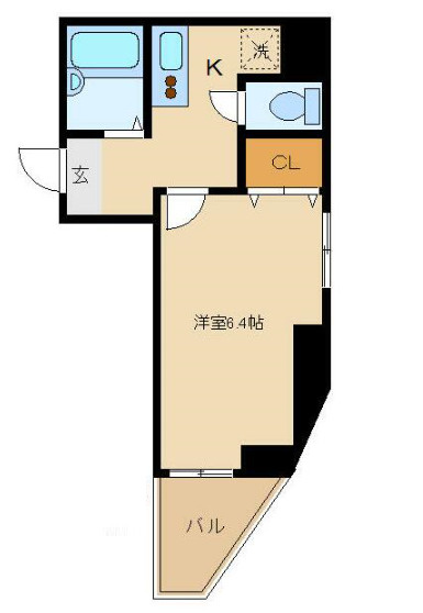 第37シンエイビルの間取り|間取り