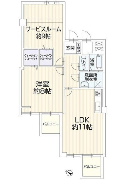 宇品シーサイドマンションの間取り
