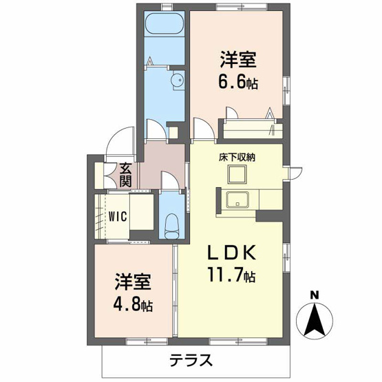 【間取り】 | シャーメゾン伊太祈曽