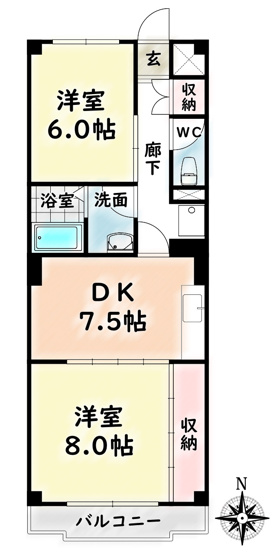 【間取り】 | 柵下マンション【名古屋市賃貸・RCマンション】