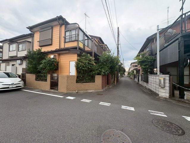 川越市木野目　建築条件なし売地　JR川越線『南古谷駅』徒歩16分　【牛子小学区】の前面道路含む現地写真