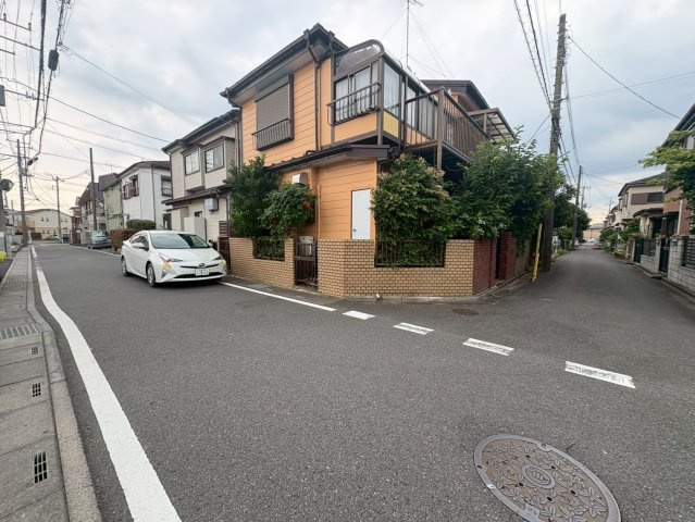 川越市木野目　建築条件なし売地　JR川越線『南古谷駅』徒歩16分　【牛子小学区】の前面道路含む現地写真