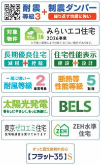 【構造・工法・仕様】 | 【仲介手数料無料！！】府中市四谷3丁目　新築戸建て（全2棟）2号棟　5630万円
