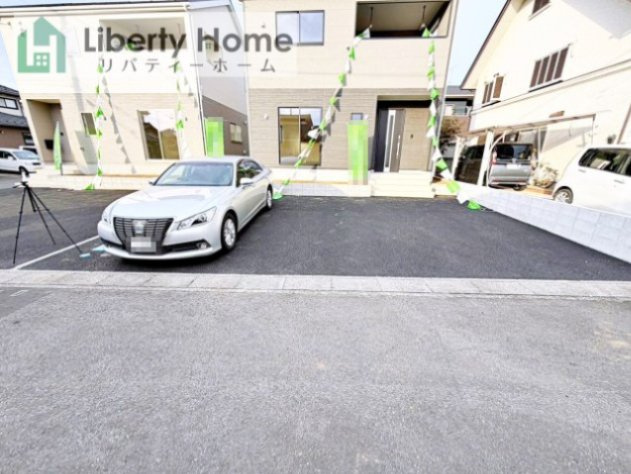 古河市新久田第1　新築戸建　2号棟の駐車場