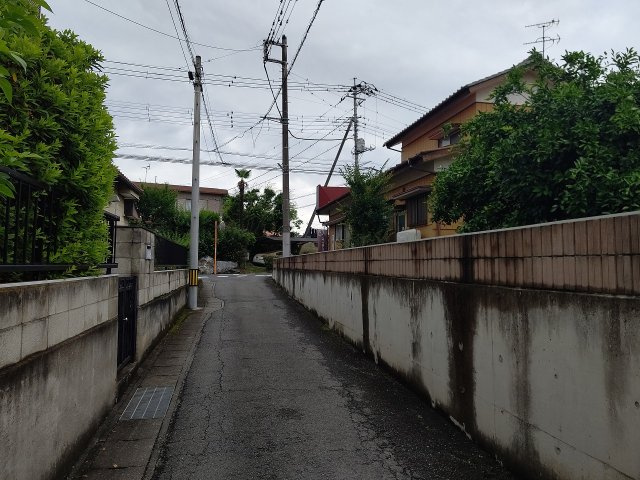 高崎市倉賀野町　売地の前面道路含む現地写真