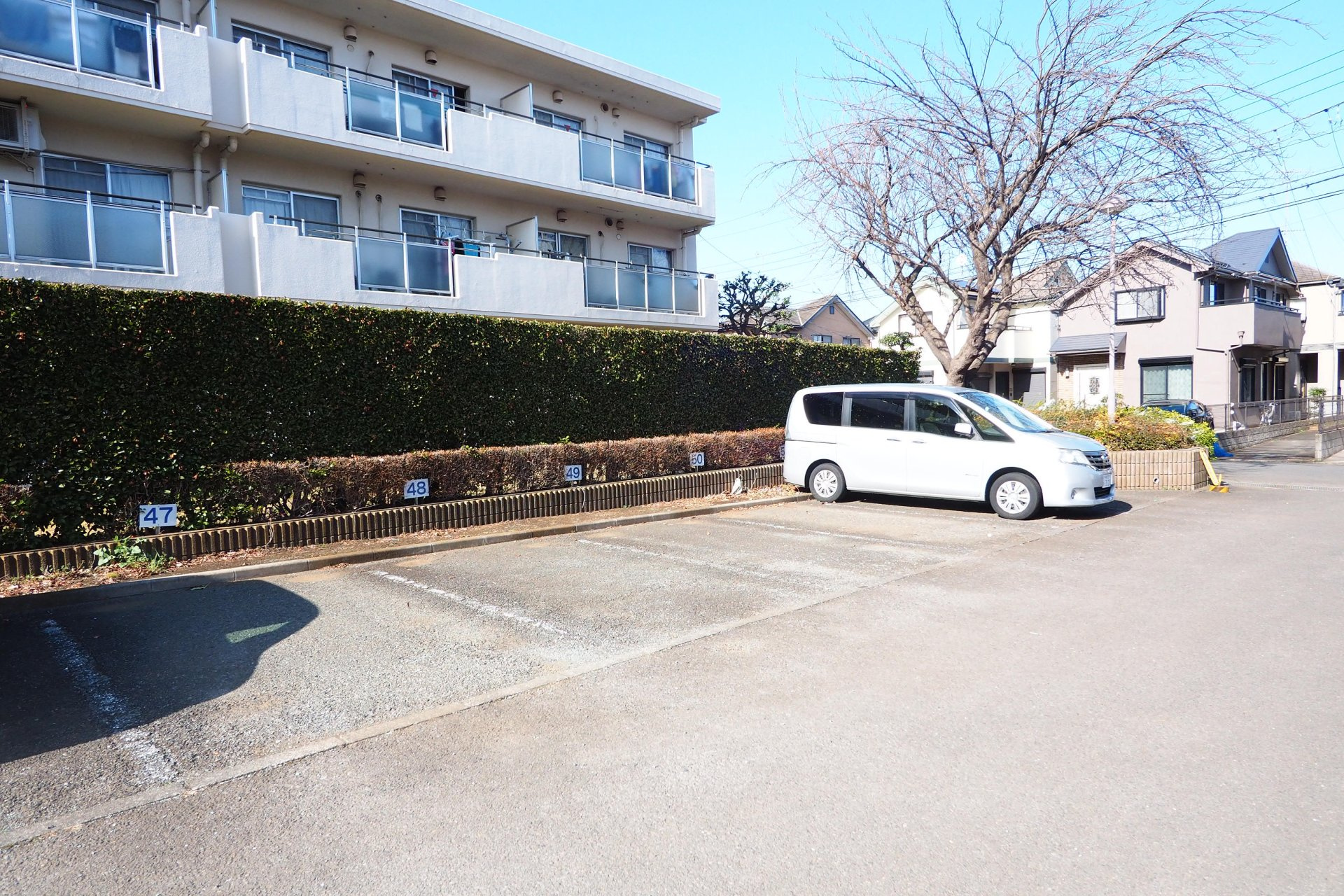 コーポレート中清戸１号棟の駐車場