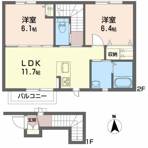 グランヌーブの間取り