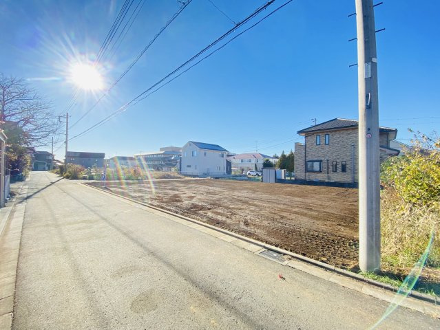 敷地面積60.5坪　売地　川越市吉田の前面道路含む現地写真|東側公道約４ｍ、１０．８ｍ接道！お車の出し入れもラクラクです♪