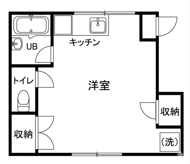 コーポウチダの間取り