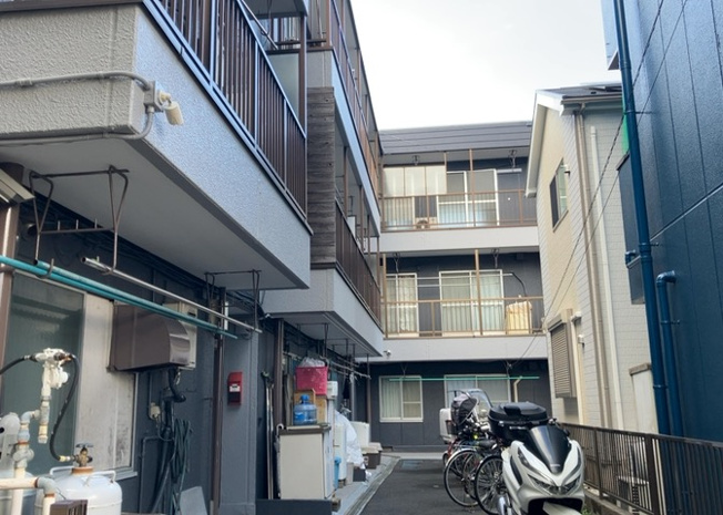 【外観】 | 富士見マンション | ハザードマップは自然災害による被害を予測し、その被害範囲を地図上で表したものです。近年特に災害が多くなっていますので、事前に調査すると安心できます。ハザードマップは国交省のホームページをご覧ください。