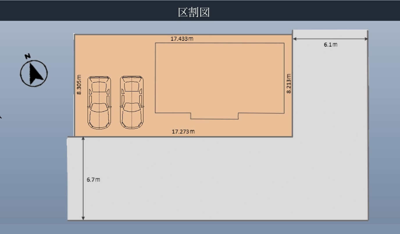 三郷市高州１丁目新築戸建【高州東小学校：10分】の区画図|区画配置図