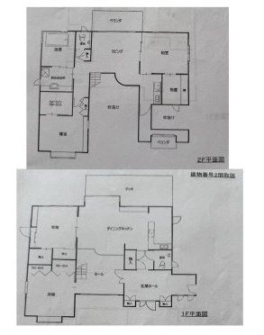 【間取り】 | 安達郡大玉村玉井字守谷山　【絶景・別荘】　5LLDK