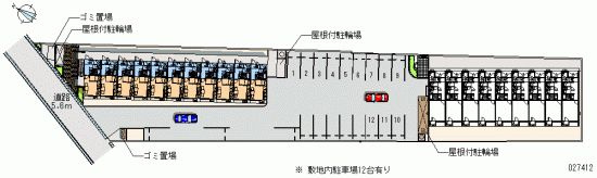 レオパレスリスピーの区画図|島根　松江　家具　家電　社宅　マンスリー