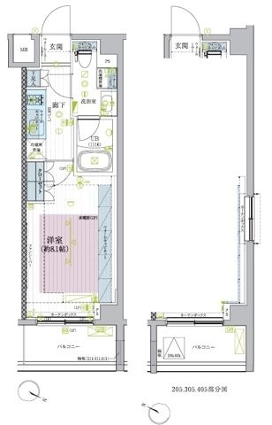 ブライズ蒲田EASTの間取り