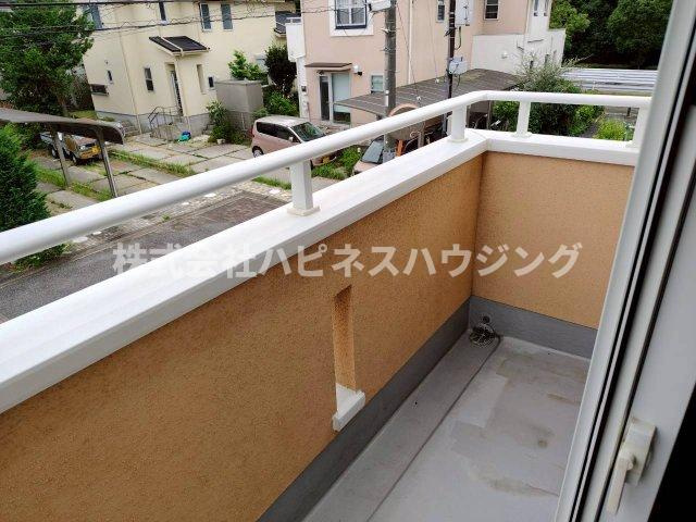 印西貸家のバルコニー