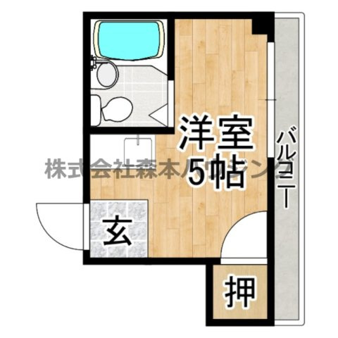【間取り】 | 　デイルーチェ北岸和田