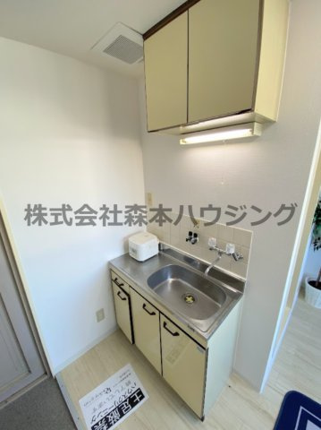 【キッチン】 | 　デイルーチェ北岸和田 | 使いやすいキッチンです