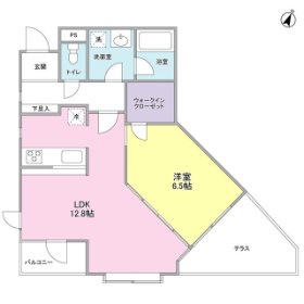 21°de南平台の間取り