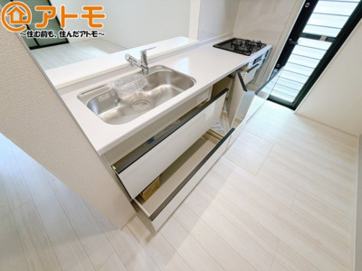 【キッチン】 | 島田市道悦4丁目　新築戸建　2号棟 | 対面式のキッチンはリビングを見渡すことができるので安心♪家族の会話も増えそうですね♪