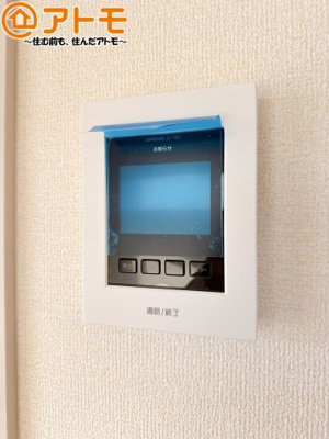 【防犯設備】 | 島田市道悦4丁目　新築戸建　1号棟 | TVモニター付きインターホンは訪問者を確認することができて、防犯性に優れています♪