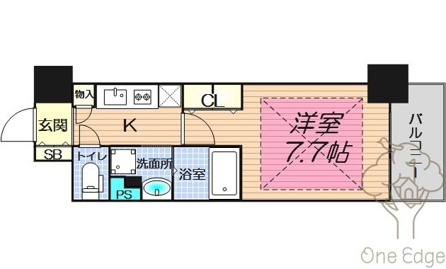 アーバネックス堂島の間取り