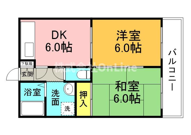 【間取り】 | セブンコーポ志紀