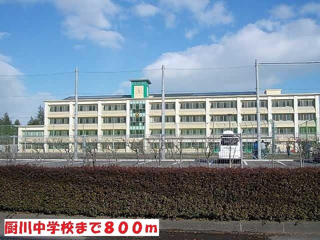 エヴァーグリーンの周辺|厨川中学校まで800m