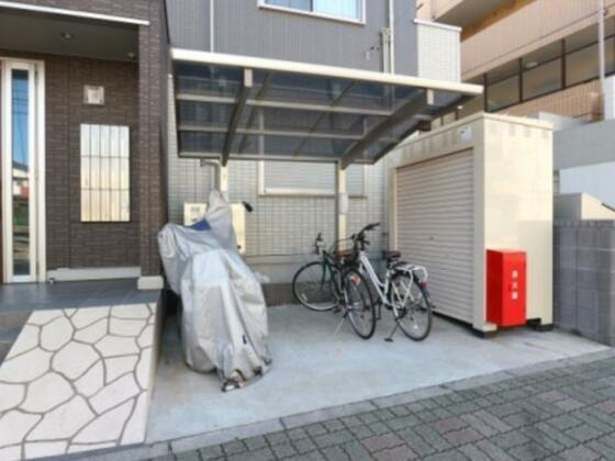 クレアのその他共用部分|駐輪場です