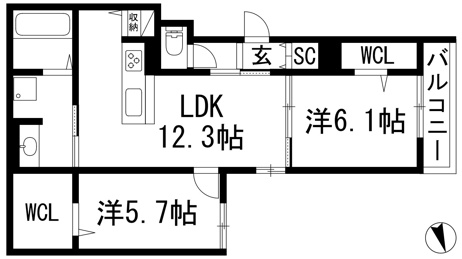 【間取り】