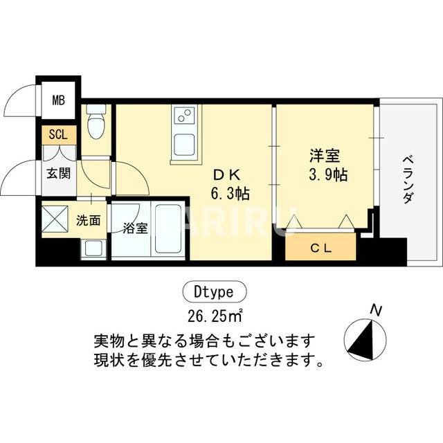 ヴィーナス今里の間取り