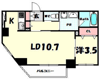 【間取り】 | STELLA LUCE北野坂