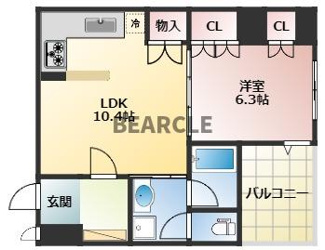 【間取り】 | リーガル京都御所東