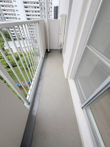 パークフィールドみさと2街区2号館のバルコニー|東向きバルコニーにて日当たり良好