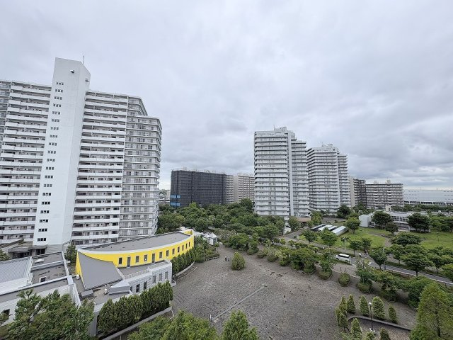 パークフィールドみさと2街区2号館の展望|バルコニーからの眺めです