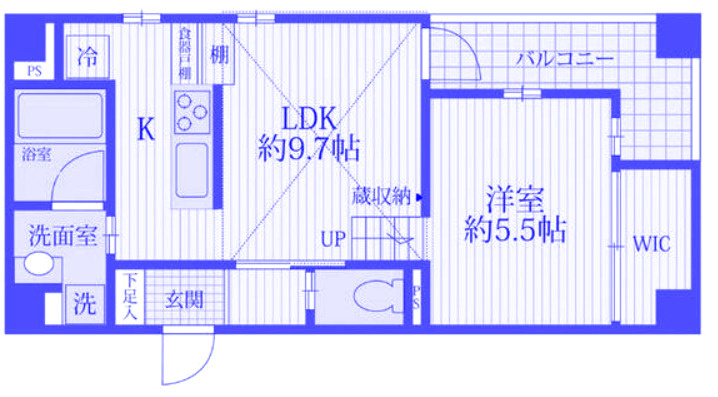 オストハイムの間取り