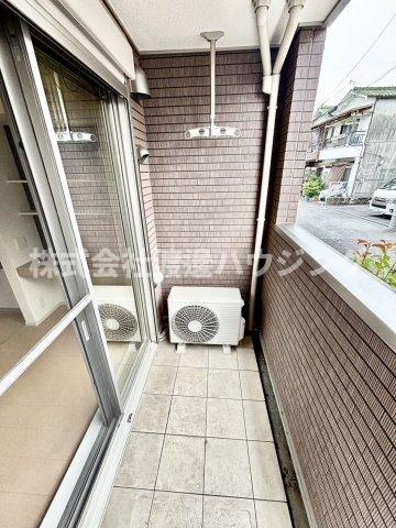 カーサコルティーレⅡのバルコニー