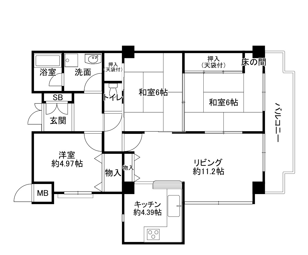 グランドメゾン姫路の間取り