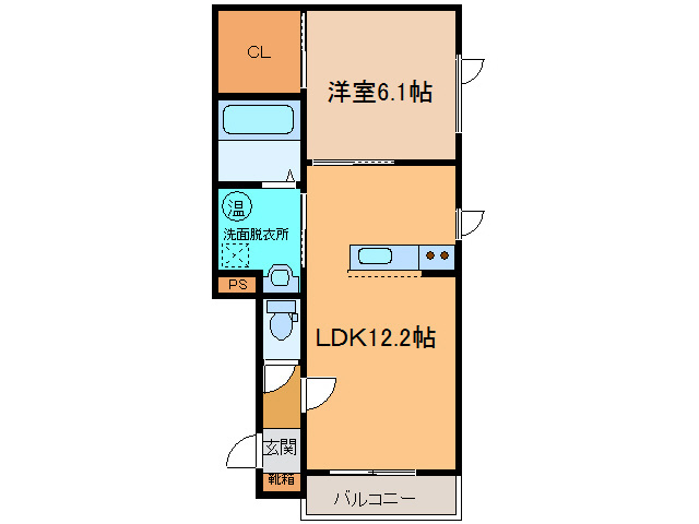 グラシアス帯広RTの間取り